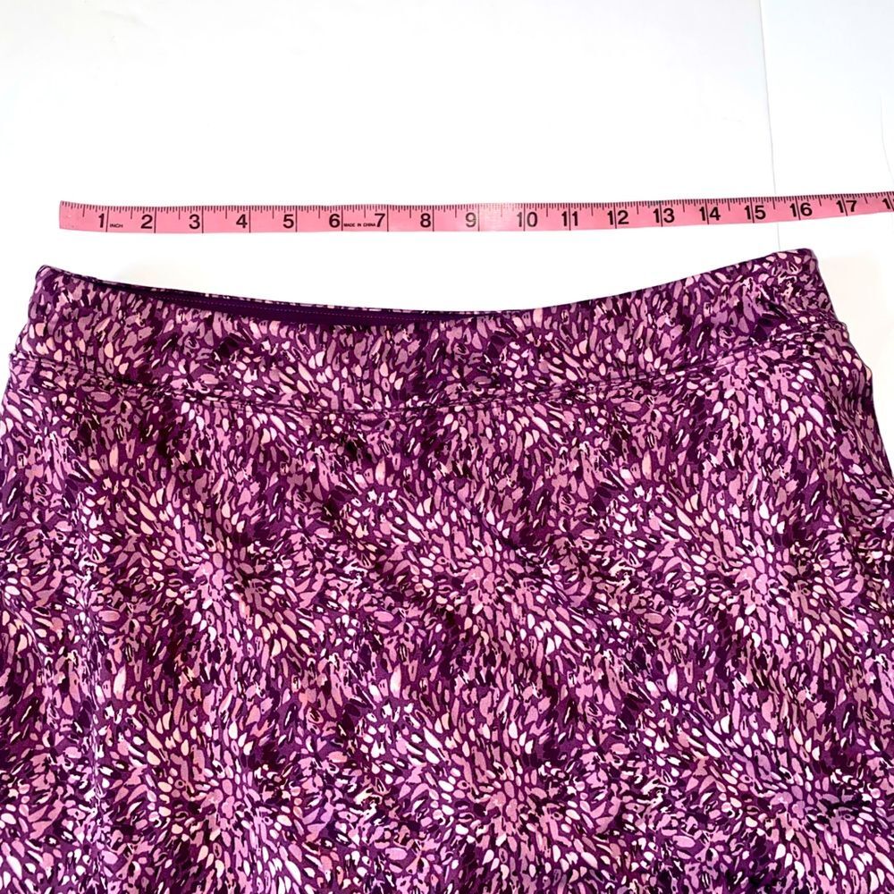 Tranquility Active Skort Purple Print Women’s L - Picture 9 of 11
